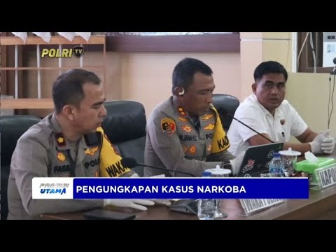 RILIS KASUS NARKOTIKA HASIL OPS ANTIK INTAN 2024