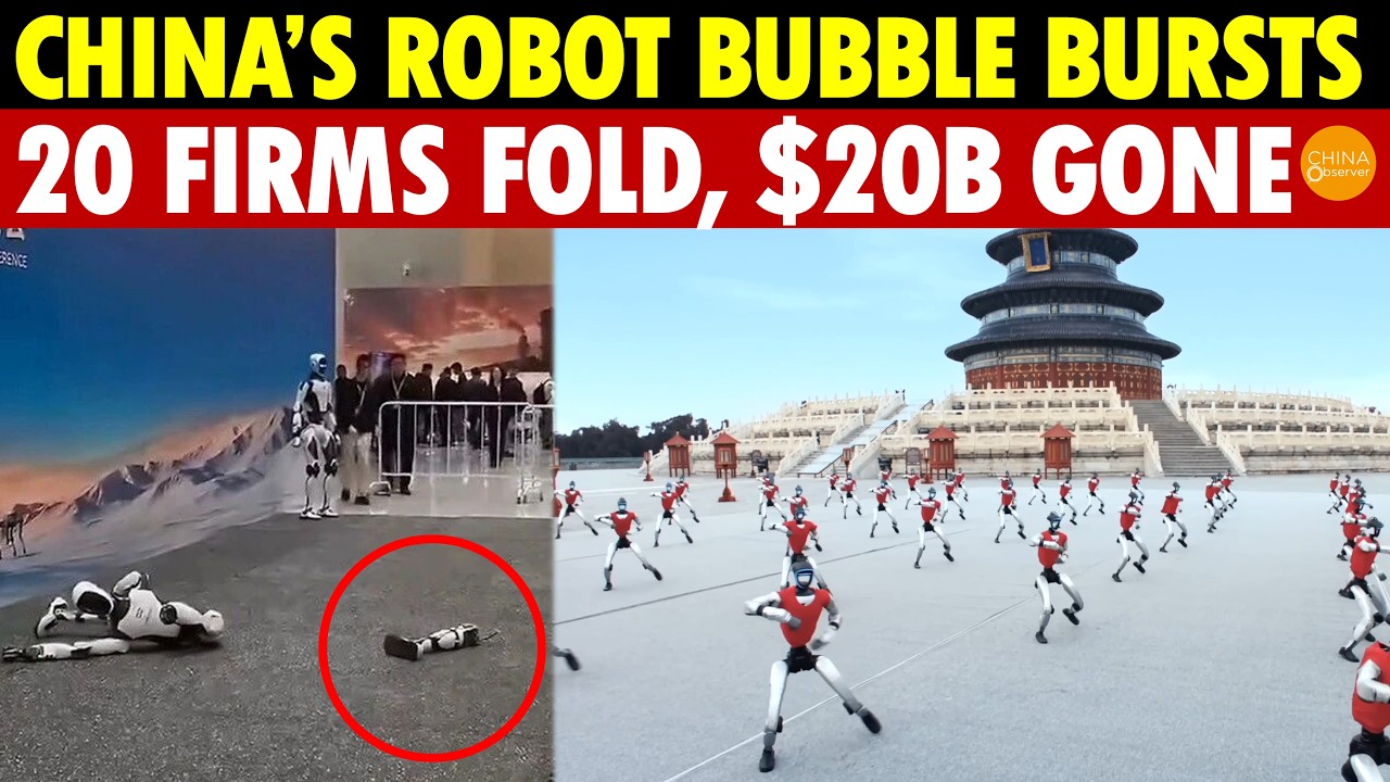 20 Firms Collapse, $20B Vanishes! China’s Robot Bubble Bursts, R&D Lags Behind Pig Farming