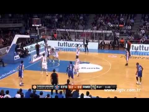 Anadolu Efes - Real Madrid 75-72 | Maç özeti highlights (Euroleague Top 8 3. maç 21 Nisan)