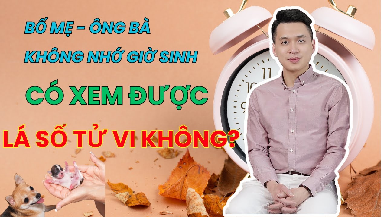 Không nhớ giờ sinh có xem được LÁ SỐ TỬ VI không