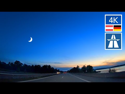 Driving on the German Autobahn A8 SALZBURG to MUNICH GERMANY 4K 🇩🇪 Car Driving No Music