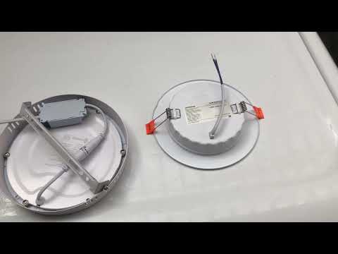 Differences between a surface-mounted lamp and a ceiling lamp.