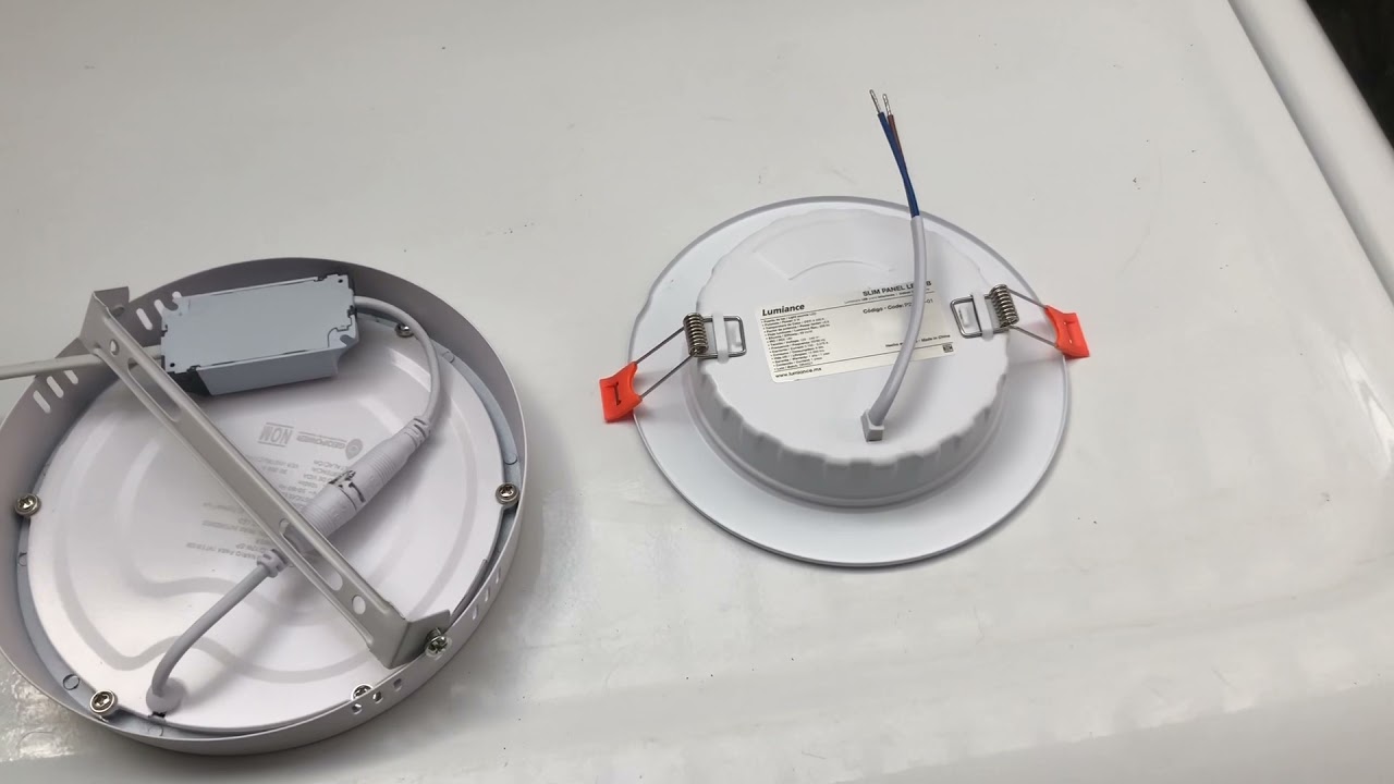 Diferencias entre lámpara de sobreponer y lámpara para plafón.