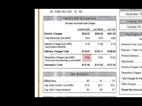 Understanding Electricity in Your Home and Your Electricity Bill