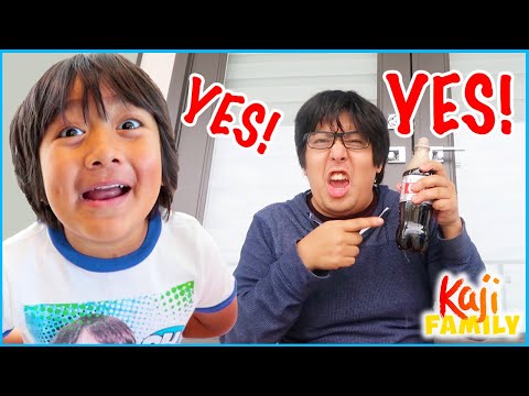 Ryan tells Daddy said YES to EVERYTHING for 24 hrs challenge and more!!!