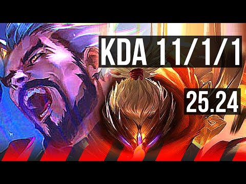 SYLAS vs JAX (TOP) | 11/1/1 | KR Diamond | 25.24