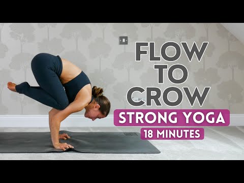 YOGA FLOW TO CROW POSE - Arm Balance Practice with Charlie Follows