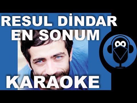 Resul Dindar - En Sonum - Kuzey Yıldızı / KARAOKE / Sözleri Lyrics (Cover) Karadeniz