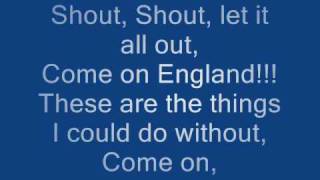 Shout for england lyrics - Dizzee rascal and James corden
