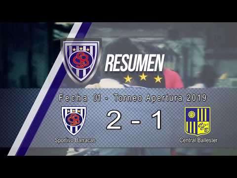 Fecha 01 / Sportivo Barracas 2 - Central Ballester 1