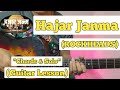 Hajar Janma - ROCKHEADS | Guitar Lesson | Plucking Chords & Solo | (With Tab)