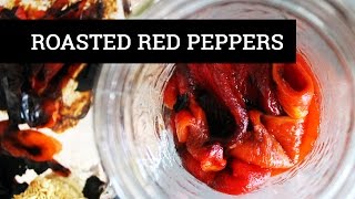 ROASTED RED PEPPERS IN THE OVEN | Mary