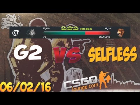 CSGO Lounge Betting Predictions - G2 vs Selfless / ZefirTV Predicts