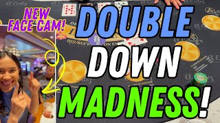 DOUBLE DOWN MADNESS WITH A NEW FACE CAM! 😬🤓 Why do I like this game so much 😂🍀