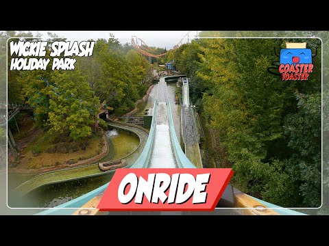 Wickie Splash - Holiday Park - Schön thematisierter Log Flume rund um die Wikinger | POV