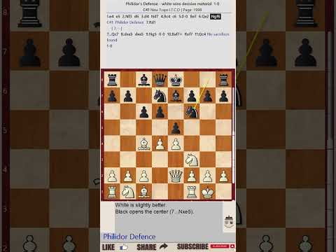 NEW TRAPS in the Chess Opening || C41: Philidor Defence