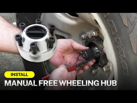 How to fit a Manual free wheeling Hub to a Nissan GU/GQ Patrol