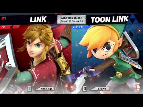Skaws (Toon Link) vs CoolKingz (Link) | Smash @ Escape Bar Stratford #33 - Winner's Semis