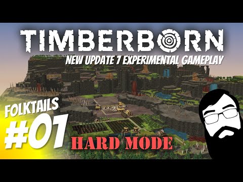Let's start fresh with a Folktails Hard Mode playthrough in the brand-new Update 7 for Timberborn!