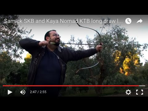 Samick SKB and Kaya Nomad KTB long draw length.