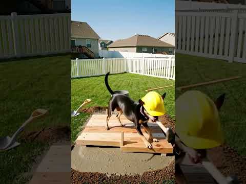 This Dog Builds Its Own Backyard Pet House 🐶🏡
