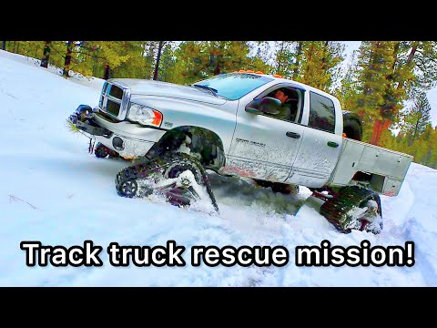 The Track Truck makes its first rescue!