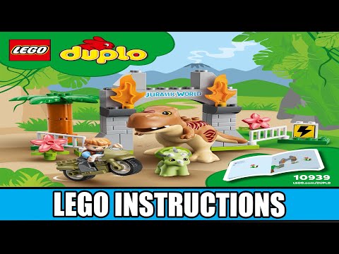Конструктор LEGO Duplo «Побег динозавров: тираннозавр и трицератопс» 10939 / 36 деталей