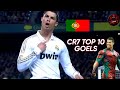 TOP 10 Goals Cristiano Ronaldo LaLiga Santander #cr7 #viral #youtube