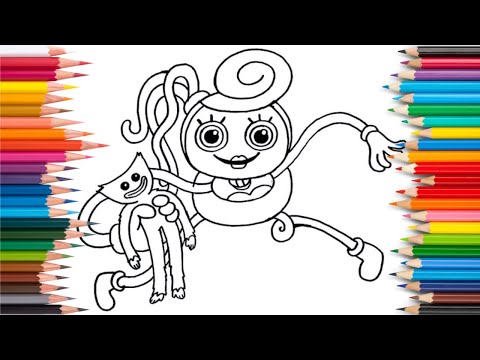 mommy long legs and huggy wuggy coloring pages, Cartoon - On & On (feat. Daniel Levi) [NCS Release]