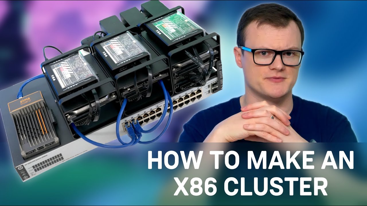 How to build an x86 Cluster with a Zimablade?