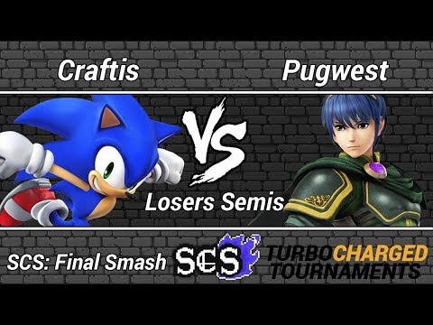 SCS: Final Smash Wii U Singles (Losers Semis) - Craftis (Sonic) vs. Pugwest (Marth)