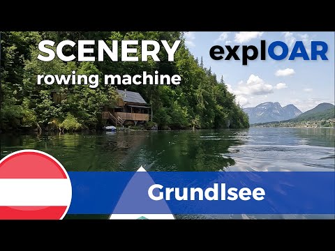 indoor rowing scenery - Lake Grundl - Grundlsee - Austria