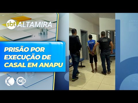 POLÍCIA CIVIL PRENDE SUSPEITO DE EXECUTAR CASAL NA ZONA RURAL DE ANAPU (PA) | SBT Altamira