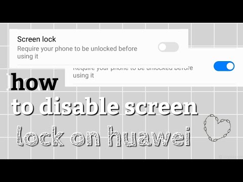 🌻✨ DISABLE SCREEN LOCK FOR HUAWEI PHONES ! 🌻✨