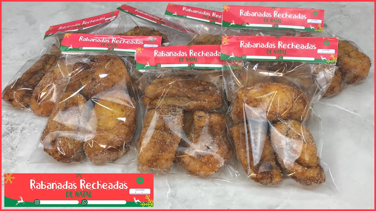 RABANADAS DE NATAL NO SAQUINHO - FAÇA E VENDA, GANHE UMA RENDA EXTRA