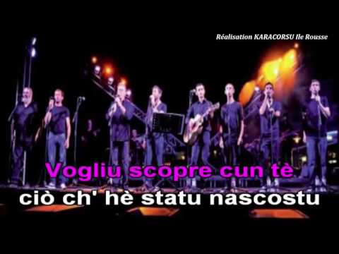 CANTA U POLPULU CORSU - Sinfunia nustrale . Version karaoké . (Corse)