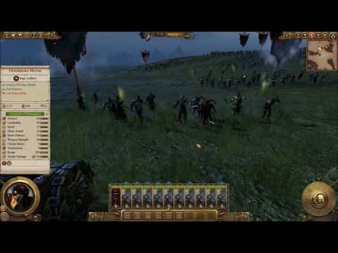 Total War Warhammer 10 Dreadquake Mortars vs 6,400 Zombies. No Lords Mod