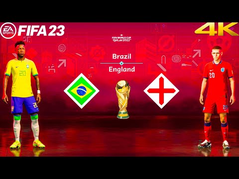 FIFA 23 - Brazil vs England - FIFA World Cup Final Qatar | PS5™ [4K ] Next Gen