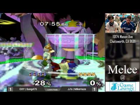 Melee at JJ's 16 - OXY | Sung475 (Falco, Marth) vs. JJ's | MikeHaze (Fox) - Losers Finals - Singles