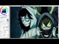 SPEEDPAINT Creepypasta Slenderverse Hoodie Squad
