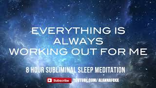 Affirmations: Everything Is Working Out for Me | Sleep Meditation, Rain Sounds & Dark Screen