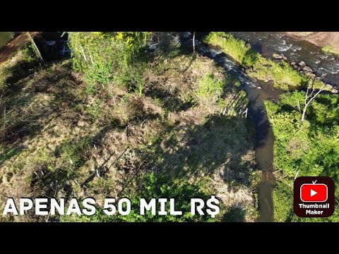 PEQUENO SÍTIO COM UM LINDO RIO, POR APENAS 50 MIL REAIS.