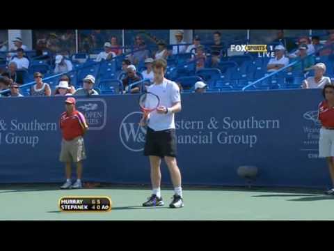 Cincinnati R3 2009 - Murray vs Stepanek (2nd set)