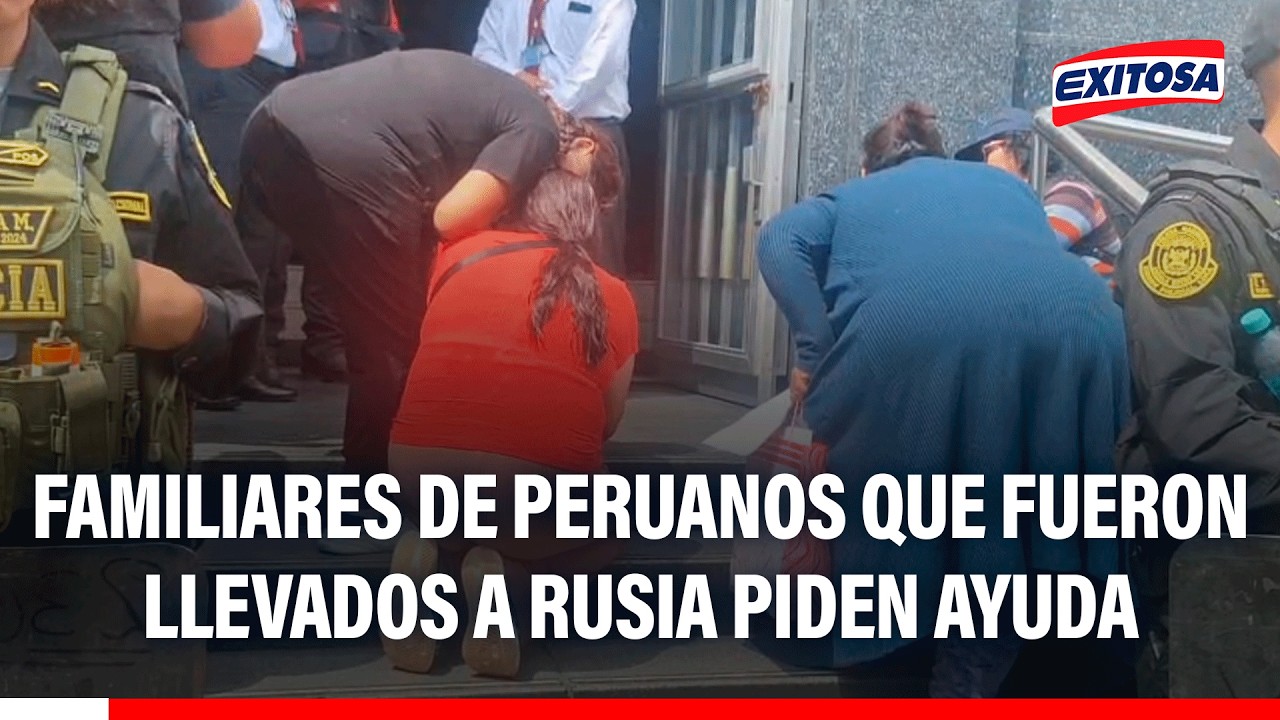 🔴🔵 Familiares de peruanos que fueron llevados a guerra en Rusia con engaños piden ayuda