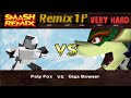 Smash Remix Classic Mode Remix 1P Gameplay With Polygon Fox VERY HARD