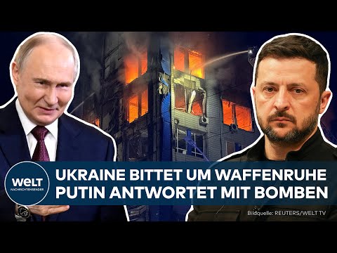 UKRAINE-KRIEG: Putin feiert in Moskau – Bomben fallen auf Sumy – was plant der Kreml wirklich?