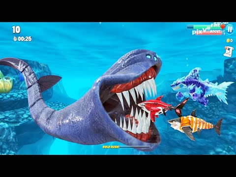 Hungry Shark World - El Gran Majá New Shark Coming Soon - All 45 Sharks Unlocked Hack Gems Coins Mod