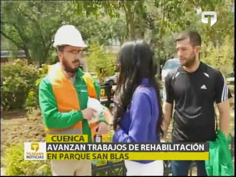 Avanzan trabajos de rehabilitación en Parque San Blas
