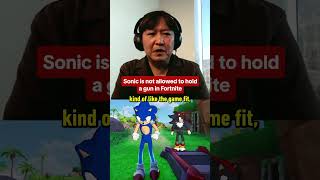 Sonic Team's Takashi Iizuka says they created android Sonic specifically for #Fortnite! #sonic #ign