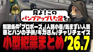 【ストグラ】2026年7月度ハイライトの小型犯罪&チェイス【FOXRABBIT/小峯れい/ハイライト】